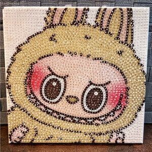 Cute Labubu Character Diamond Art Canvas